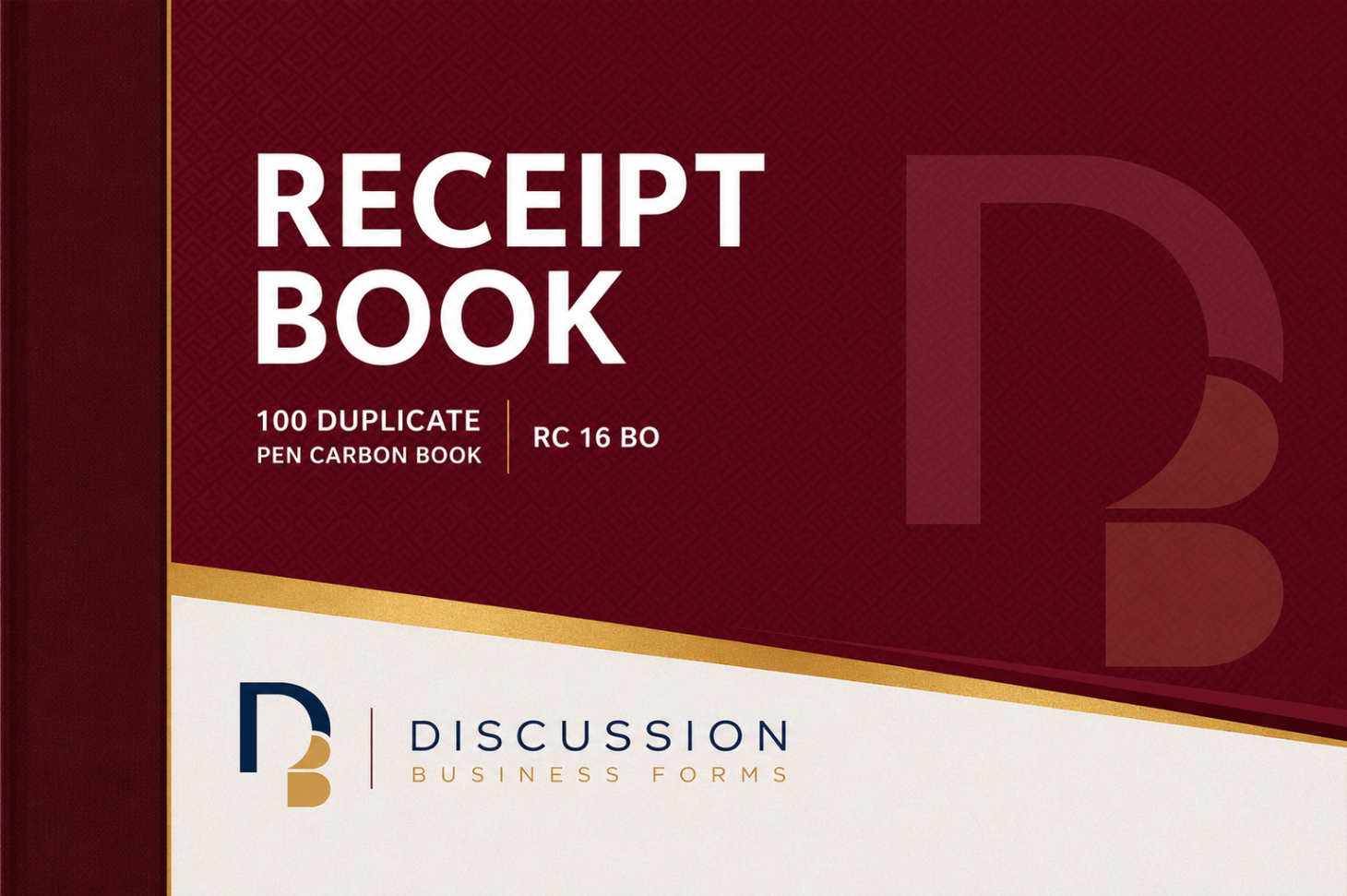 Receipt Book cover